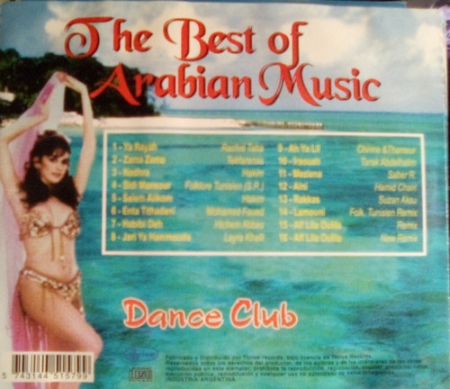 Cd The Best Of Arabian Music Vol.1