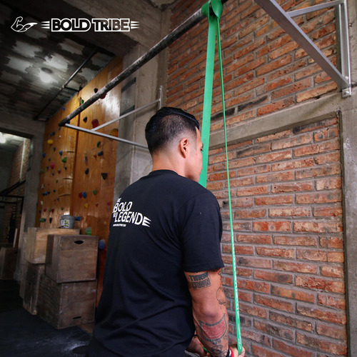 BOLD TRIBE Kit de 10 Ligas de Resistencia Unlimited Pack - Bandas Elásticas Premium - Ideales para Pull Ups, Cross Training, Calistenia, Dominadas y Entrenamiento Funcional - Gym en Casa