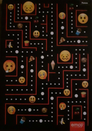 Imagem 1 de 6 de Kit Caderno Emoji E Estojo Chiquititas