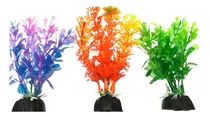 Comprar Kit Planta Plástica Aquário 10cm Betta Mix - 03un
