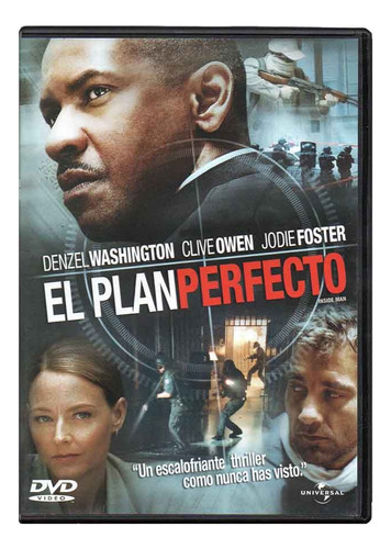 El Plan Perfecto Jodie Foster / Denzel Washington Dvd