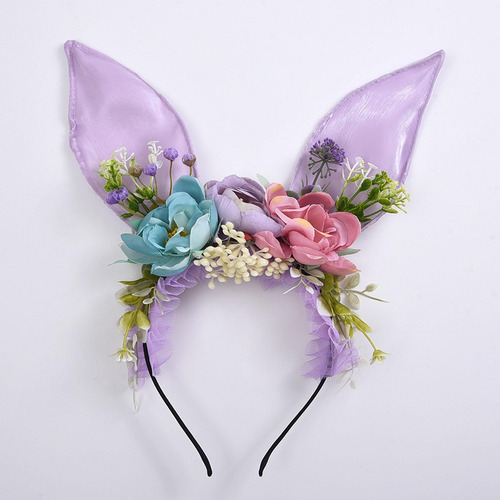 Diadema Con Orejas De Conejo, Tocado Para Fiesta,