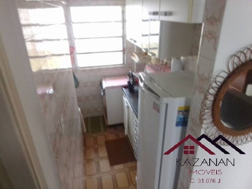 Imagem 13 de 15 de Apartamento 1 Dormitório - Vista Mar - Gonzaga Santos - 1649