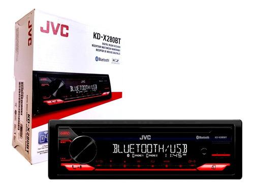 Estéreo 1 Din Bluetooth, Usb, Mp3, Aux Jvc