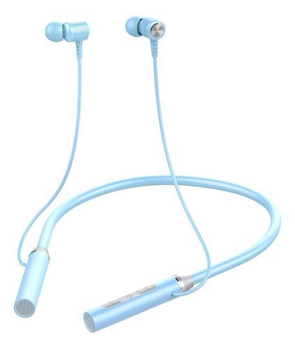 5 Auriculares Inalámbricos Con Banda Para El Cuello Azul