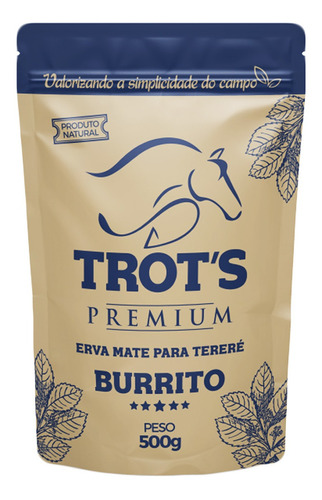 Erva Tereré Trot's 500g Pura Folha Burrito Tradicional Top