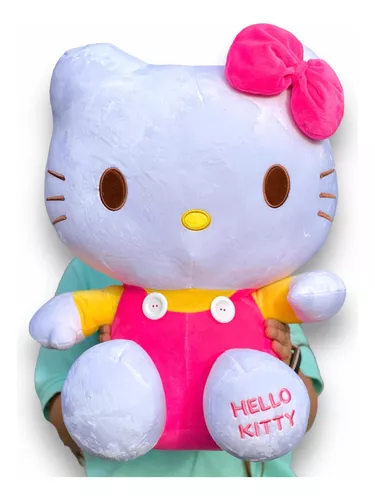 Hello Kitty Peluche Grande 60cm Perfumado + Moño + 3 Globos