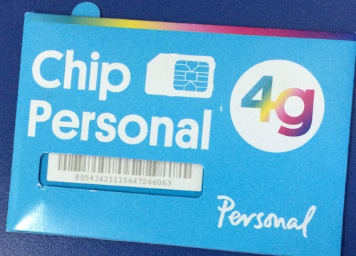 Chip Gsm Personal 4g Prepago Sim Nano Micro