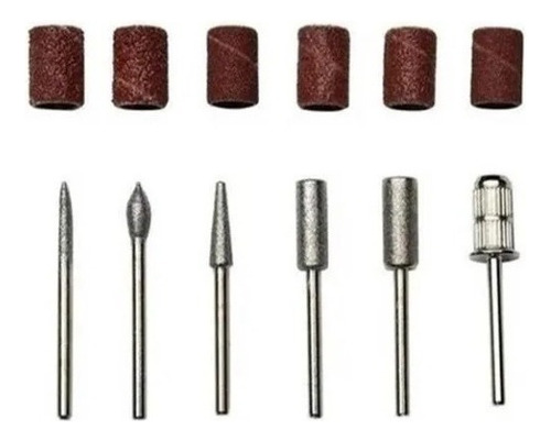 Torno Uñas Duga D5020 Profesional Manicuria Fresas Plateado