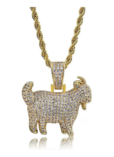 Gucy-collar Con Colgante De Animal De Cabra Para H Gold