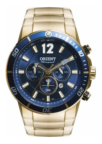 Relógio de pulso Orient Cronógrafo MGSSC007, para masculino cor