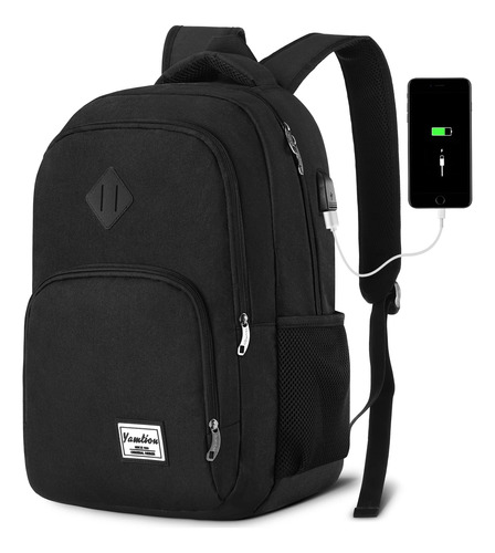 Yamtion Mochila Para Hombres Y Mujeres, Mochila Escolar Para