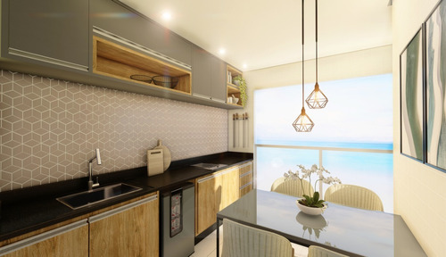 Imagem 8 de 23 de Ref 1165 - Apartamento De Frente Pro Mar, No Centro De Mongaguá, 3 Quartos, Suite, 2 Vagas De Garagem, Lazer Completo.