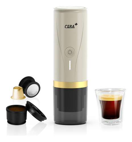 Caffa Máquina Espresso Portátil Autocalentable 20 Bares Comp