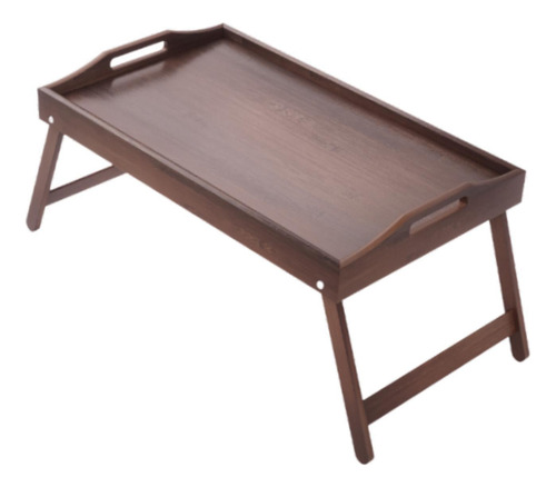 Bandeja De Cama De Madera, Mesa Para Comer Con Asas, Patas