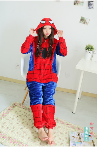 Pijama Homem Aranha, Mulher Aranha Adulto Importado