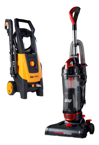 Aspirador De Pó 2 Em 1 127v + Lavadora Alta Pressão Turbo
