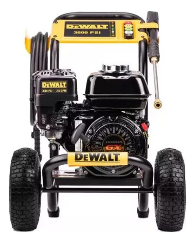 Hidrolavadora A Gasolina Dewalt 3600psi Gx200 Uso Industrial Amarillo