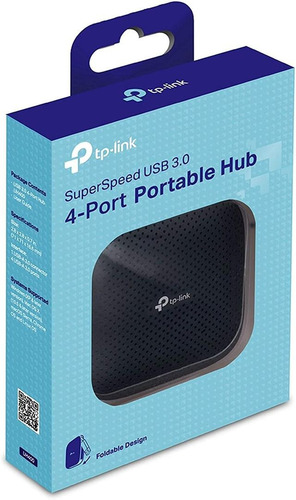 Imagen 2 de 7 de Hub Usb 3.0 Tp-link 4 Puertos Súper Velocidad 5gbps Portátil