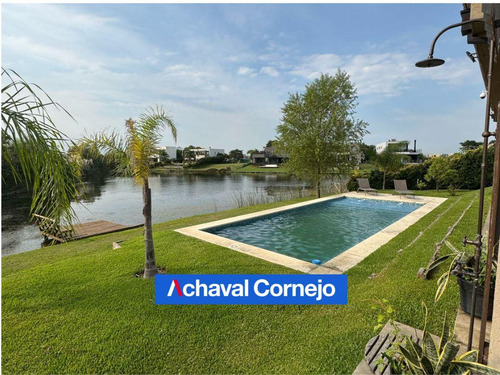 Casa De Una Planta Al Agua En Alquiler Amoblada En Ceibos, Puertos