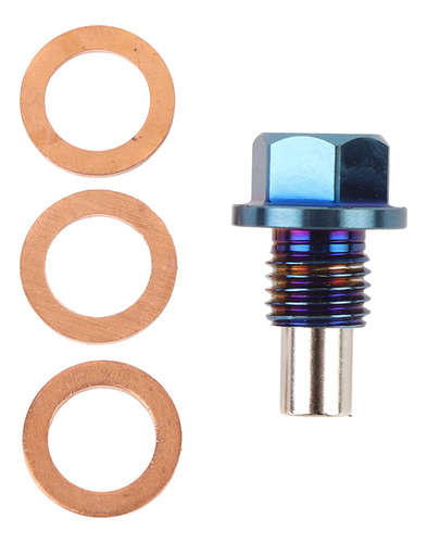 Tampão De Drenagem De Óleo M12 X 1.5 Ti Alloy Universal Extr