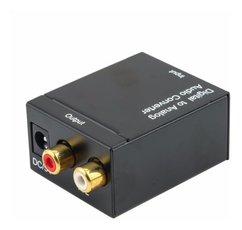 Adaptador Conversor Audio Toslink Optico Analogo Rca