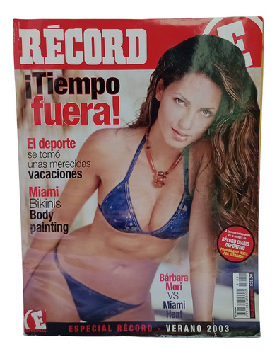 Revista Récord Especial Trajes De Baño Bárbara Mori Póster (Usado)