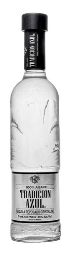 Paquete De 3 Tequila Tradición Azul Reposado Cristalino 750