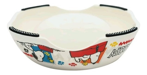 Comedouro Melamina Snoopy Mel 100 M Caes Gatos Zooz Pets