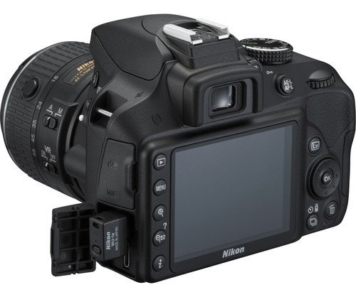 Nikon D Dx-format Dslr Kit W/0.709-2.165 In Dx Vr Ii & 2.16. Color Negro
