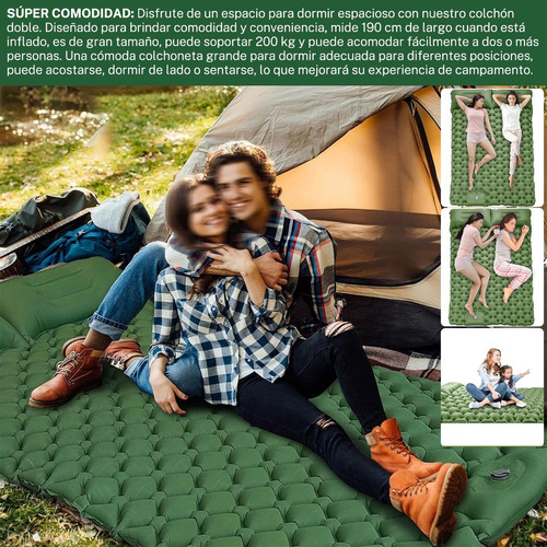 // Colchão De Acampamento Portátil Inflável Que Dorme -