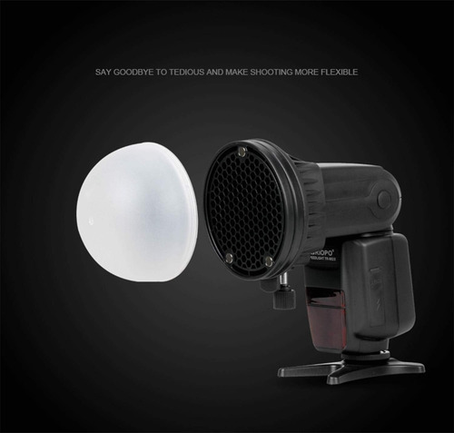 Triopo Kit Accesorios Modificadores De Luz Flash Speedlight