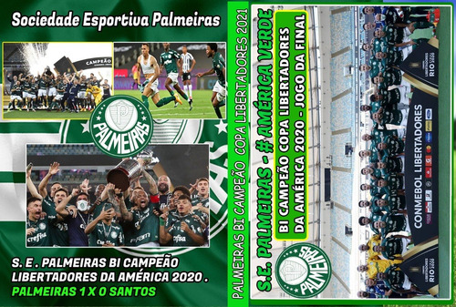 Dvd Palmeiras Bi Libertadores E Paulistão 2020 (5 Dvds)
