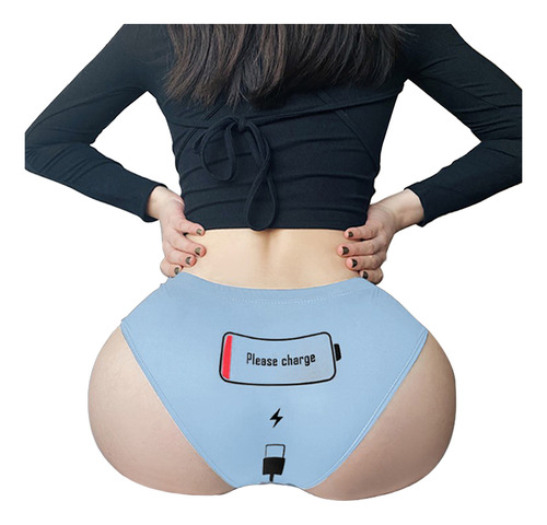 Divertidas Bragas Elásticas Para Mujer Con Estampado «please