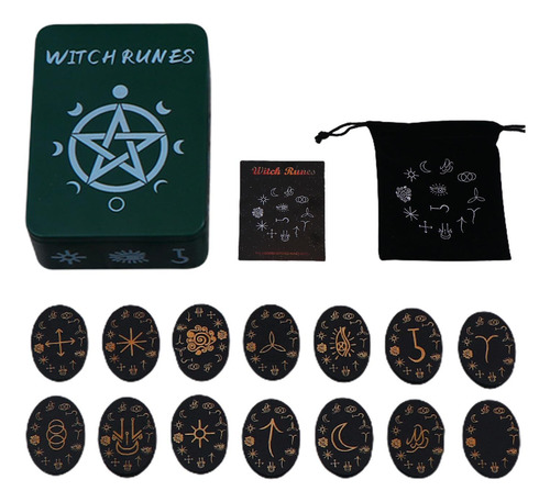 Kit De Runas De Brujas Juego De Runas De Madera Juego De Run