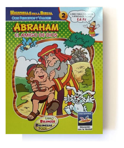 Libro De Colorear Abraham Palabritas