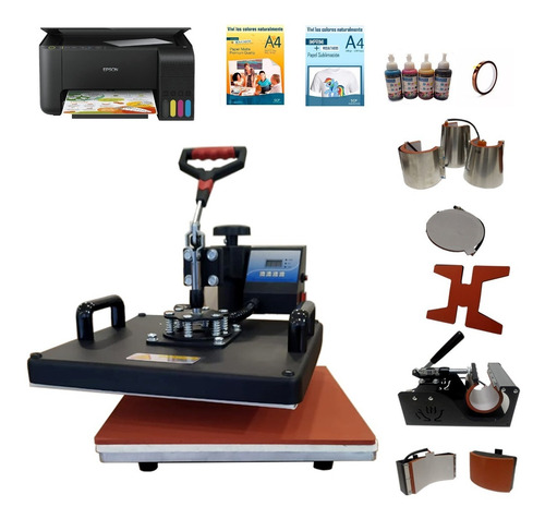 Kit Sublimadora 8 En 1 38x38 Multifunción Epson L3110 Envío