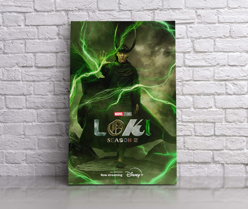 Cuadro Loki Marvel Cine Mdf 45x30 Cm