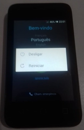 Celular Alcatel Pop Pixi3-4009e-onetouch-c/defeito P/peças