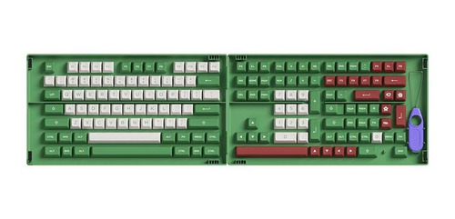 Keycaps Akko Asa Double Shot Kit 158 Teclas Matcha Red Bean