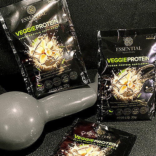 Veggie Protein Vanilla Sachê Essential Nutrition 30g