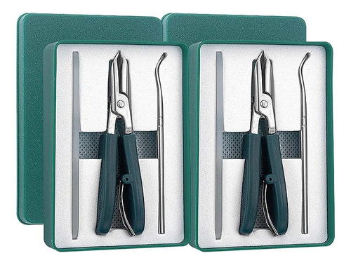 Set De 2 Limas Profesionales Con Cortaúñas Hawksbill