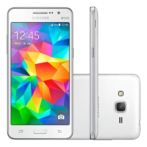Samsung Galaxy Grand Prime TV Dual SIM 8 GB branco 1 GB RAM - Aceitável (Recondicionado)