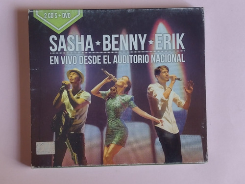 Sasha Benny Erik En Vivo Desde El Auditorio Nacional 2 Cds +