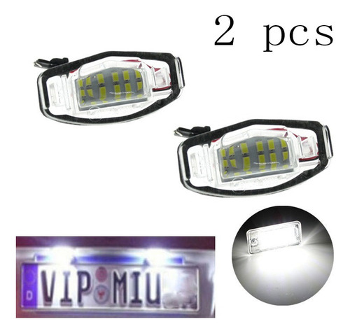 Luz De Matrícula Led Para Honda Para Accord 4d 2003-2008