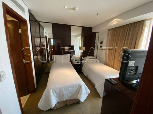 Imagem 12 de 15 de Flat No Itaim Bibi Com 2x Dorms E 2x Vagas Para O Seu Conforto No Pé Da Av 9 De Julho. Sem Fiador - Sf34767