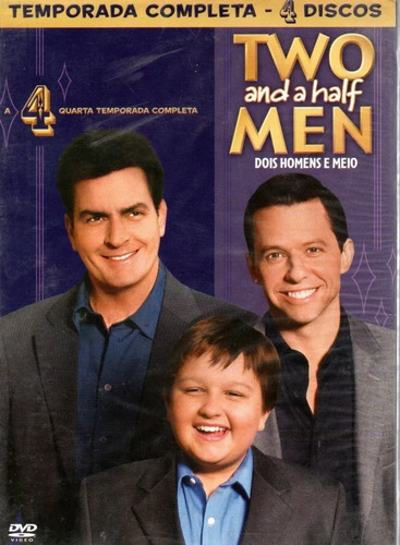 Imagem 1 de 5 de Dvd Two And A Half Men, 4° Temporada, Original Lacrado