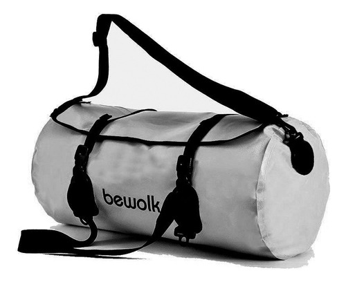 Bolso Estanco Bewolk Con Solapa 25 L Camping Nautica Pesca Color Gris