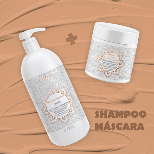 Kit Amend Oleos Marroquinos Shampoo 1l E Mascara 500g 2p