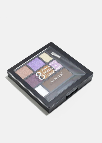 Imagen 2 de 4 de Paleta De Sombras De Ojos Santee Con 8 Tonos